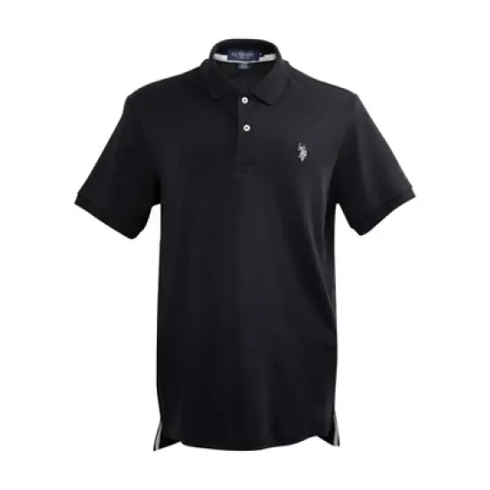 U.S. Polo Assn. Men's Solid Interlock Polo Shirt image {1}