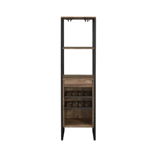 Narik Wine Rack Weathered Oak - Acme Furniture image {1}
