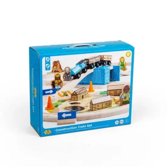 Bigjigs Rail Construction Train Set image {3}
