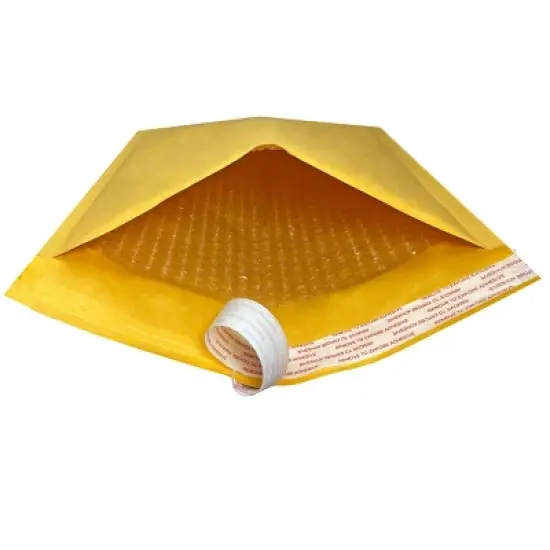 UOFFICE Pack of 25 Kraft Bubble Mailers 9.5" x 14.5" #4 Self-Seal Padded Envelopes image {2}