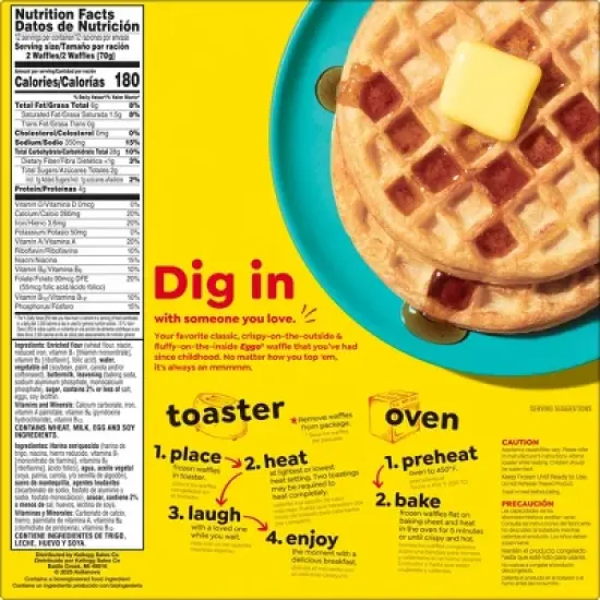 Eggo Frozen Waffles Buttermilk - 29.6oz/24ct image {9}