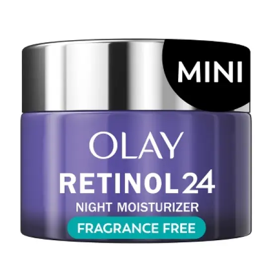 Olay Regenerist Retinol 24 + Peptide Night Face Moisturizer Fragrance-Free - Trial Size - 0.5oz image {16}
