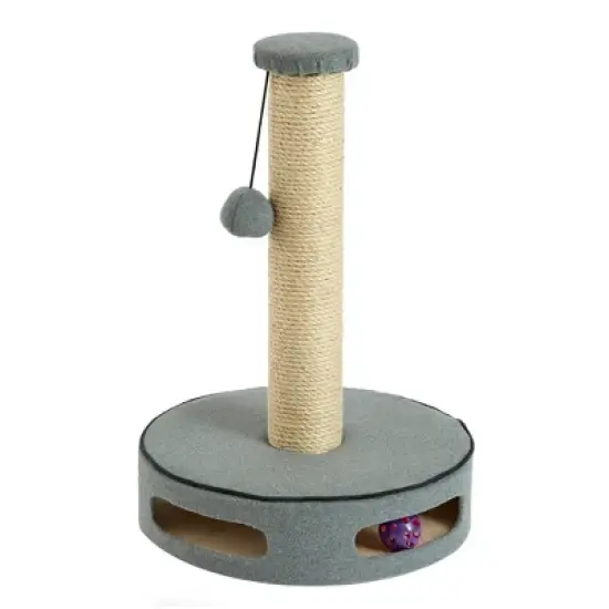 Two by Two Gainesville - Gray Cat Scratching Post Cat Furniture - 19.7 in. Tall image {7}
