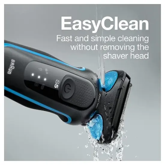 Braun Series 5-5018s Men's Rechargeable Wet & Dry Electric Foil Shaver image {5}
