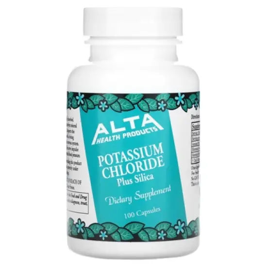 Alta Health Potassium Chloride, Plus Silica, 100 Capsules image {4}