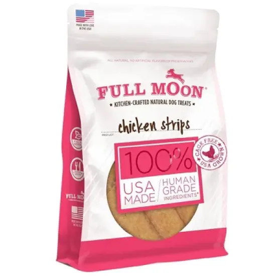Full Moon Chicken Strips Jerky Dog Treats image {4}