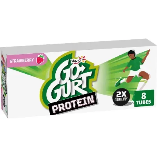 Go-GURT Protein Strawberry Yogurt - 16oz/8ct Tubes image {9}