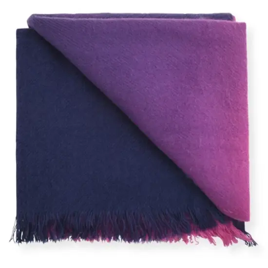 French Connection Winter Scarf Cozy and Soft Oblong Two-Toned image {3}