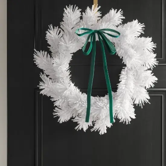 4ct Christmas Fabric Bows Emerald Green - Wondershop&trade; image {1}