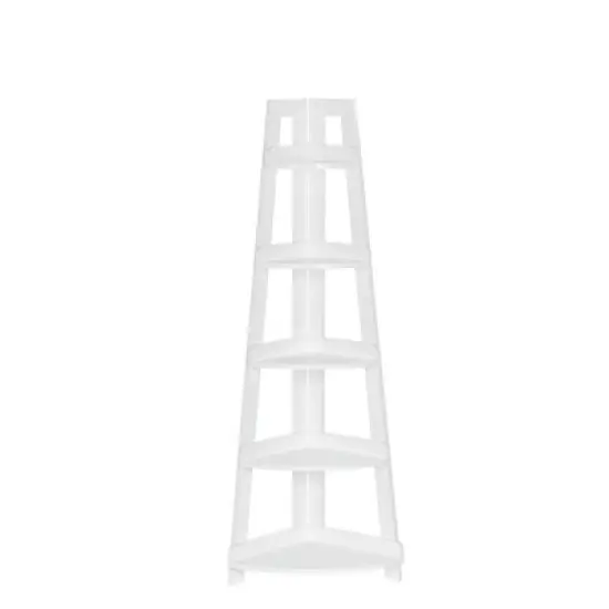 Kids' 5 Tier Corner Ladder Shelf - RiverRidge Home image {8}