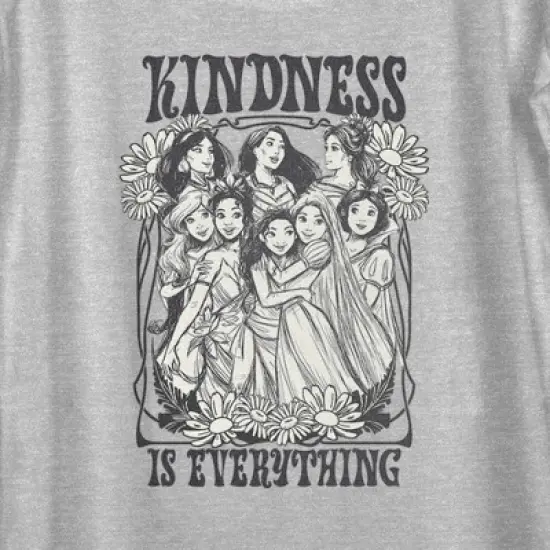 Women's Disney Black and White Princesses Kindness is Everything image {1}
