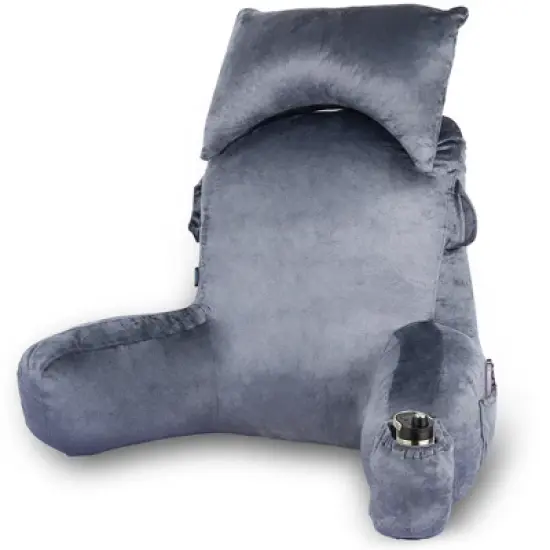 VAVSEA Reading Pillow Extra Large 31" Backrest Pillow with Arms Bed Rest Pillow image {11}