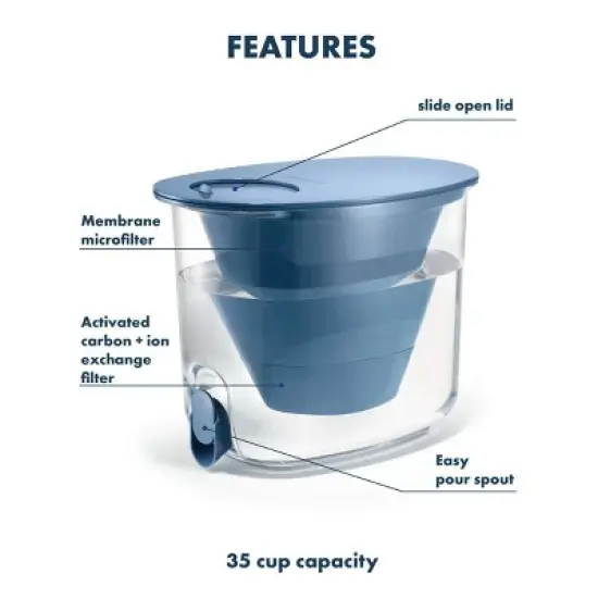 LifeStraw 35 Cup Home High Capacity Water Filter Dispenser image {3}