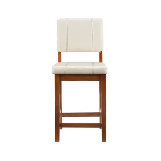 24" Milano Counter Height Barstool - Linon image {2}