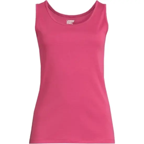 Lands' End Women's Cotton Tank Top image {14}