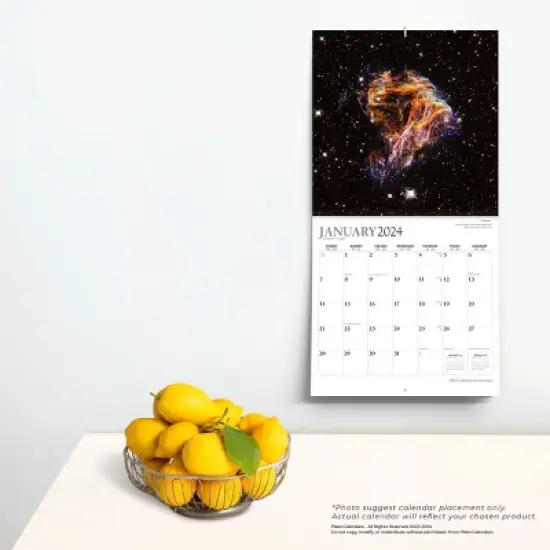 Plato 2023-2024 Wall Calendar 12"x12" NASA Explore the Universe image {3}