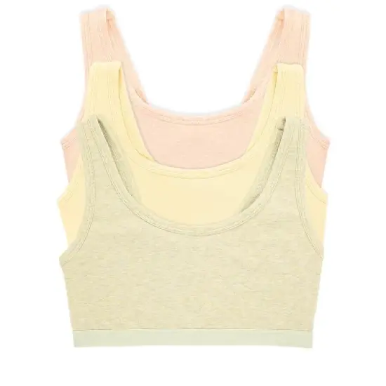 Felina Women's Organic Cotton Bralette 3 Pack | Super Soft & From Plant-Based Dyes image {3}