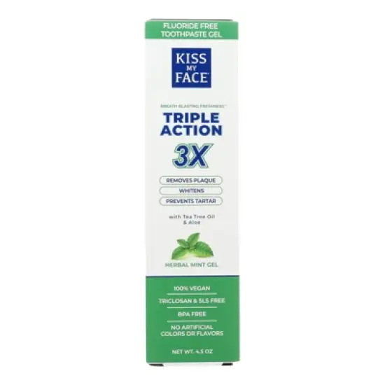 Kiss My Face Fluoride-Free Toothpaste Gel - 4.5 oz image {5}