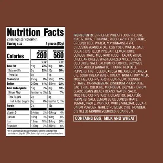 Frozen Beef & Jalapeno Corn Mini Empanadas - 8ct - Good & Gather&trade; image {3}