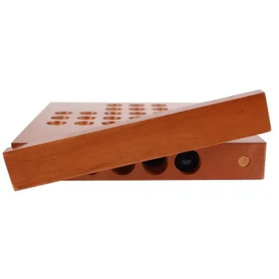 WE Games Marble Solitaire Wooden Travel Game - 5 inches image {5}