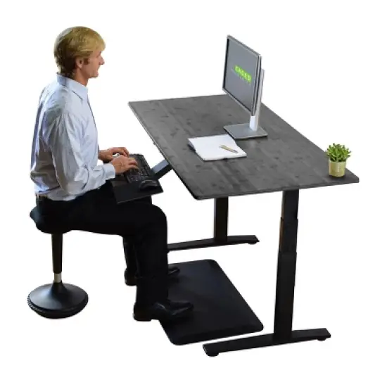 60"x30" Electric Standing Desk with Adjustability Bamboo - Uncaged Ergonomics image {2}