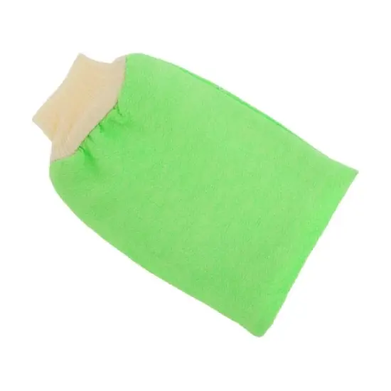 Unique Bargains Double Side Simplicity Shower Gloves for Bathroom 8.66"x5.31" 1 Pc image {3}