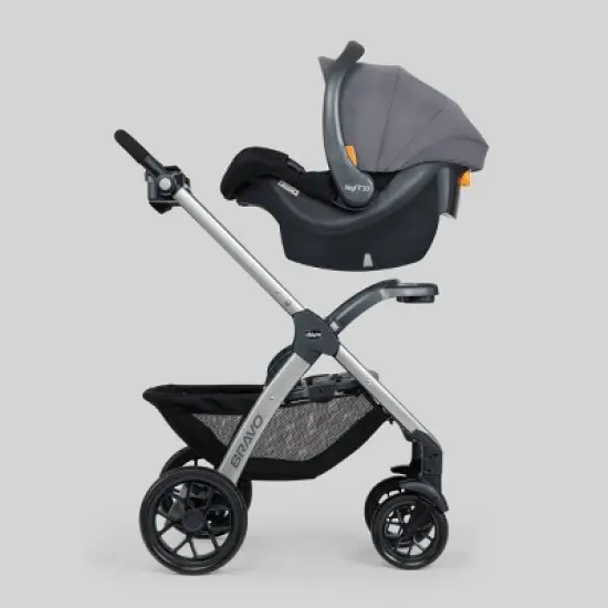 Chicco Bravo Quick-Fold Stroller - Black image {3}
