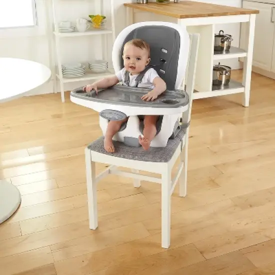 Ingenuity SmartClean Trio Elite 3-in-1 High Chair, Toddler Chair & Booster Seat - Slate image {3}