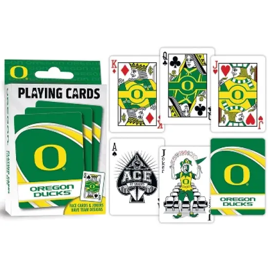MasterPieces Officially Licensed NCAA Oregon Ducks Playing Cards - 54 Card Deck for Adults image {3}