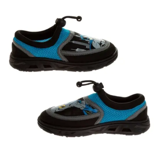 DC Comics Batman Boys Water Shoes -Kids Aqua Socks- Sandals Waterproof Sports Slip-on Superhero Beach Slides Swim Slippers (Toddler/Little Kid) image {4}
