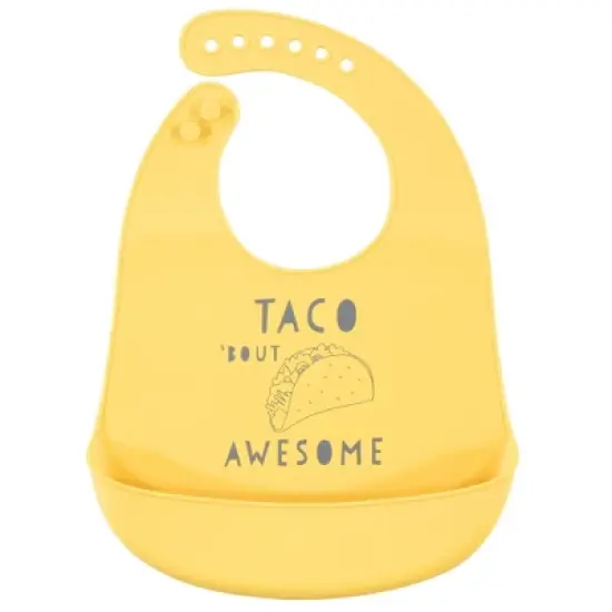 Hudson Baby Infant Boy Silicone Bibs 2pk, Nacho Man, One Size image {2}