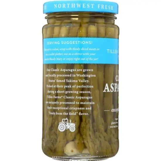 Tillen Farms Pickled Classic Asparagus - Case of 6/12 oz image {4}
