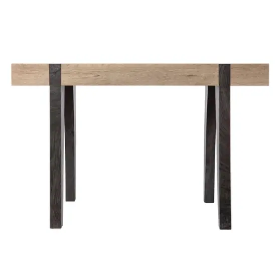 Bahmin Multipurpose Desk Natural/Black - Aiden Lane image {2}