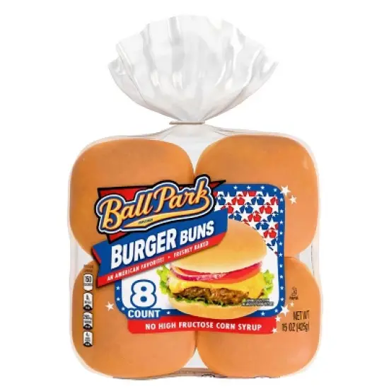 Ball Park Hamburger Buns - 15oz/8ct image {7}