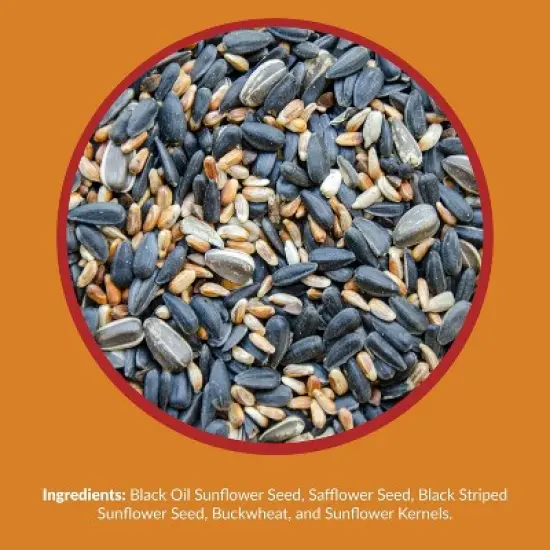 Lyric 18lb Cardinal Sunflower & Safflower Premium Wild Bird Food: Attracts Songbirds, For All Feeders image {3}