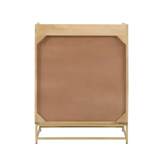 Gordon Bar Cabinet Natural - Linon image {7}