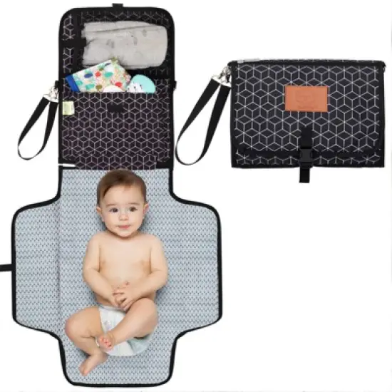 KeaBabies Ezee Diaper Changing Pad, Portable Diaper Changing Mat, Waterproof Foldable Diaper Changing Pad image {10}