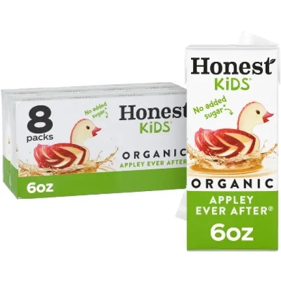 Honest Kids Organic Apple Juice Drink - 8pk/6 fl oz Box image {9}