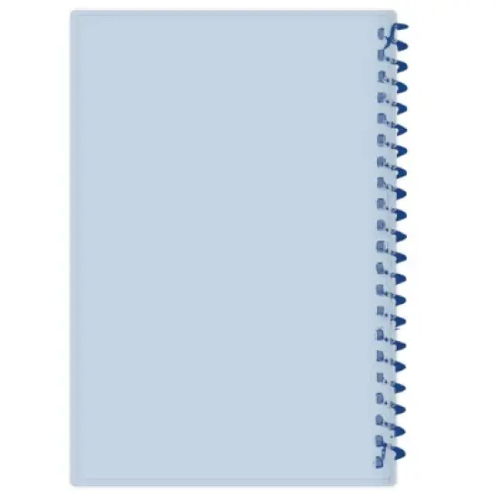 Blue Sky 5"x8" 2025-2026 Weekly/Monthly Spiral Planner Printed Dylan Blue Check Swirl image {11}