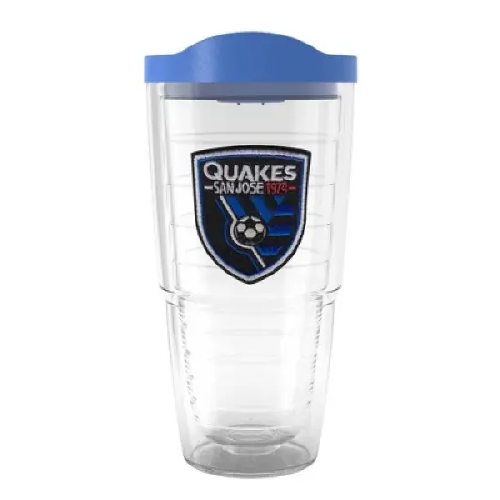 MLS San Jose Earthquakes 24oz Emblem Classic Tumbler image {3}