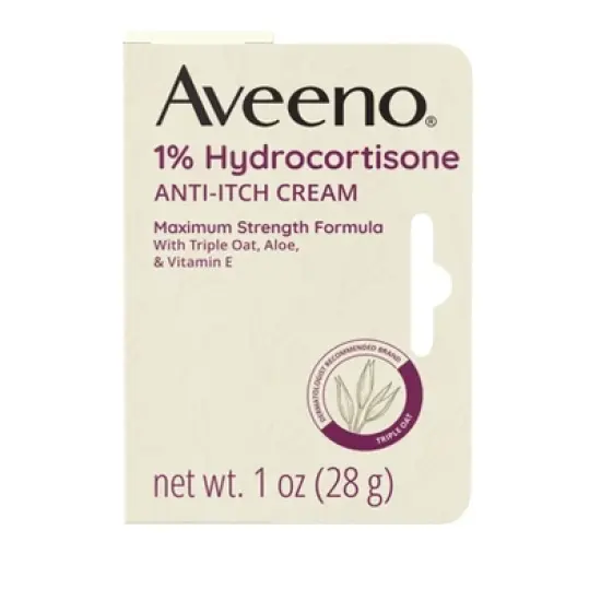 Aveeno Active Naturals Anti-itch Cream - 1oz image {7}