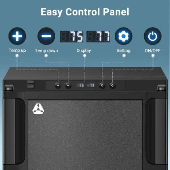 45L RV Refrigerator, 12 Volt Dual Zone Fridge and Freezer, WIFI APP Control Portable Fridge with Door Lock,3 levels (H/M/L) of battery protection image {8}