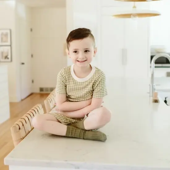 Goumikids Viscose + Organic Cotton Short-Sleeve Biker Set image {2}