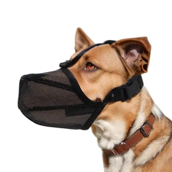 Unique Bargains Dog Muzzle Black 1 Pc image {6}