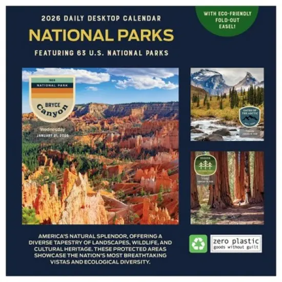 TF Publishing 8.75"x5.5" 2026 365 National Parks Daily Desktop Calendar image {5}