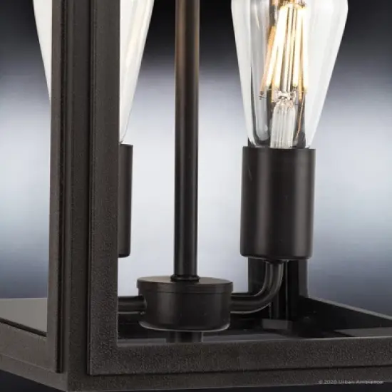 Urban Ambiance Luxury Farmhouse Outdoor Wall Sconce 17.125''H x 9''W,  Olde Bronze Finish,  Macon Collection, UHP1382 image {6}