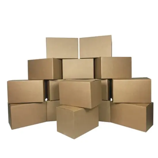 UBMOVE Pack of 15 Small Shipping Boxes 16"x10"x10" Cardboard Boxes image {3}