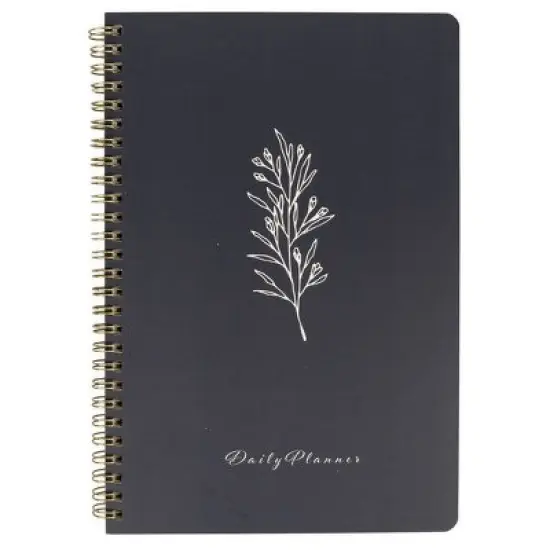 Blu Monaco Minimalist Daily Planner and Notebook with Hourly Schedule - 160 Pages, 80 Days image {8}