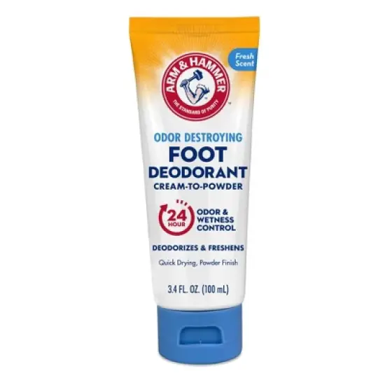 Arm & Hammer Odor Destroying Foot Deodorant Cream-to-Powder - 3.4oz image {10}