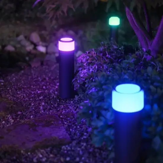 Philips Hue White & Color Ambiance Calla Outdoor Pathway LED Light Extension image {6}